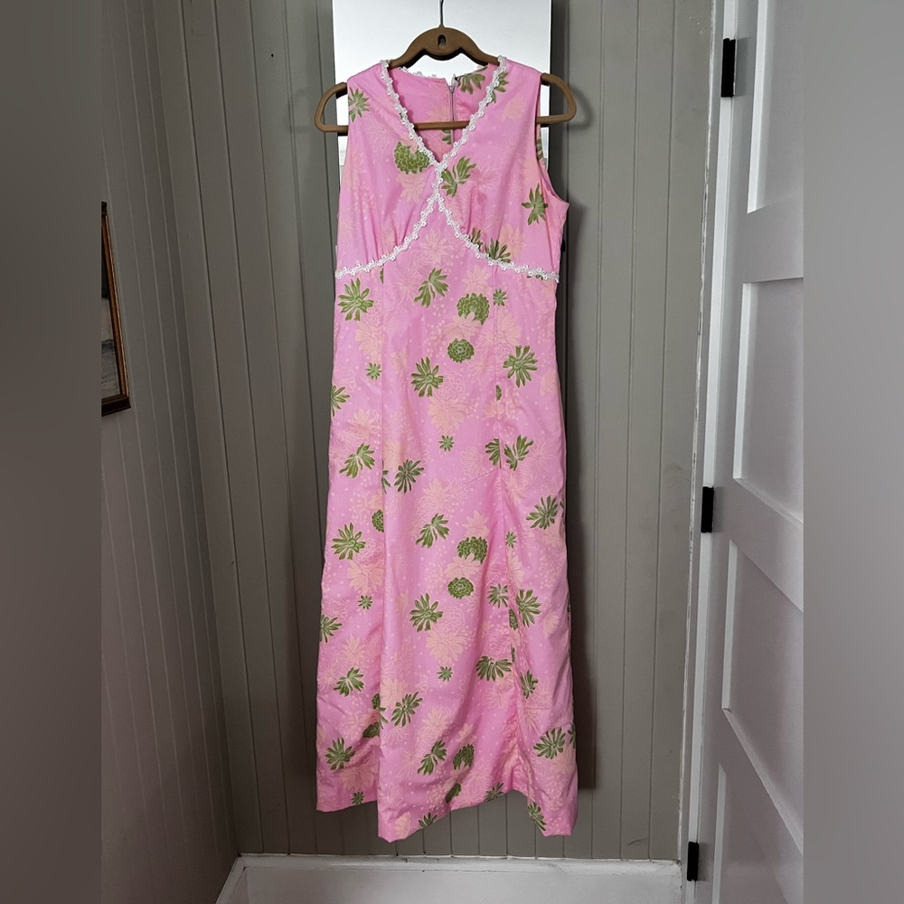 1960 1970’s LEE STEVENS MIAMI preppy vintage dress  Lilly Pulitzer Palm Royale